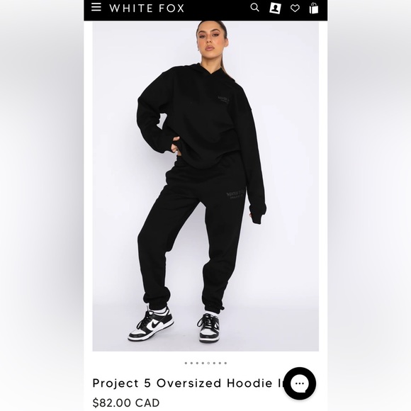 White Fox Project 5 Sweatset - Picture 1 of 3